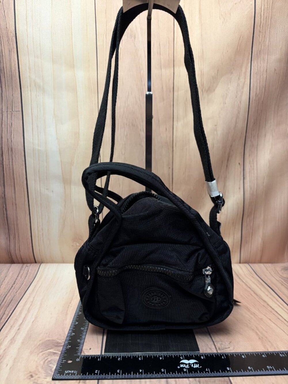 Small Bobo black crossbody canvas